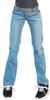 [Petite Marie] 13 DDS Compatible Okayama Processed Distressed Straight Jeans Light Blue KOJIMA Processed Distressed Low-Rise Jeans Stretch Denim