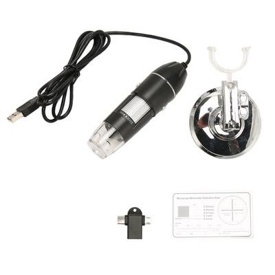 USB Digital Microscope 1600X Magnification 8 LED Portable HD Digital Microscope for Windows for OS