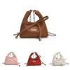 Mini Pu Girl Chain Crossbody Bag With Butterfly Bow And Breathable Lightweight Design For Daily Use