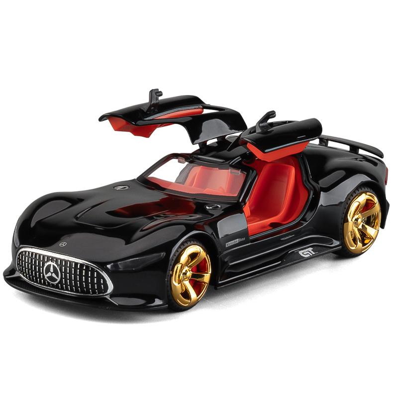 

1:32 Benz AMG VISION GT Super concept sports car Alloy Metal Diecast Model Car Sound & Light Pull Back Collectibles Children Toy
