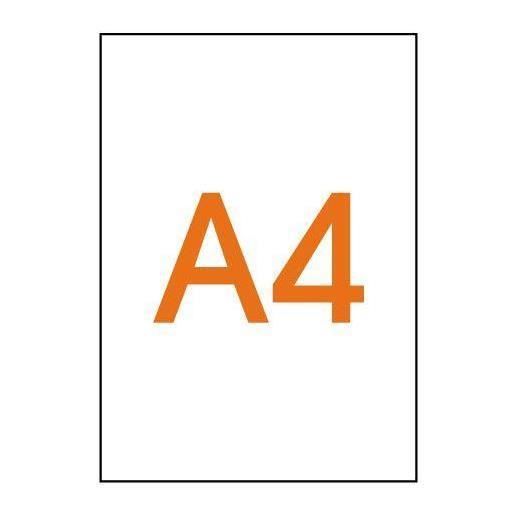 Pochette de 20 feuilles de papier photo satin APLI 210 x 297 mm - Impression jet d'encre avec séchage instantané