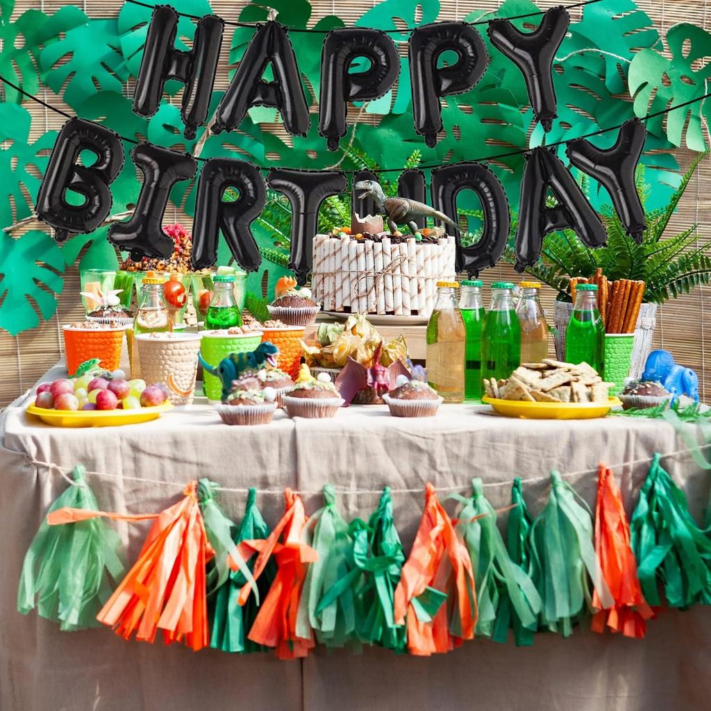 Happy Birthday Balloon Banner Party 16 Inch 3D Aluminum Foil Inflatable Letter kit set Banner Balloons Birthday Party Decorations Supplies Party