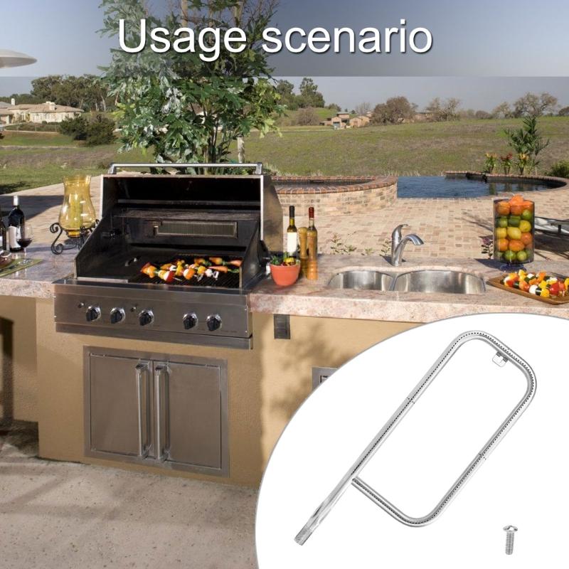 Heizteil für Smoker-Grills, Heizrohr, Heizelement aus Edelstahl für Q120, Q1000 und Q1200