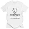 T-shirt da uomo creative Divertenti magliette geek L'intelligenza è la capacità di adattarsi al cambiamento Stampa di lettere Maglietta da uomo Oversize