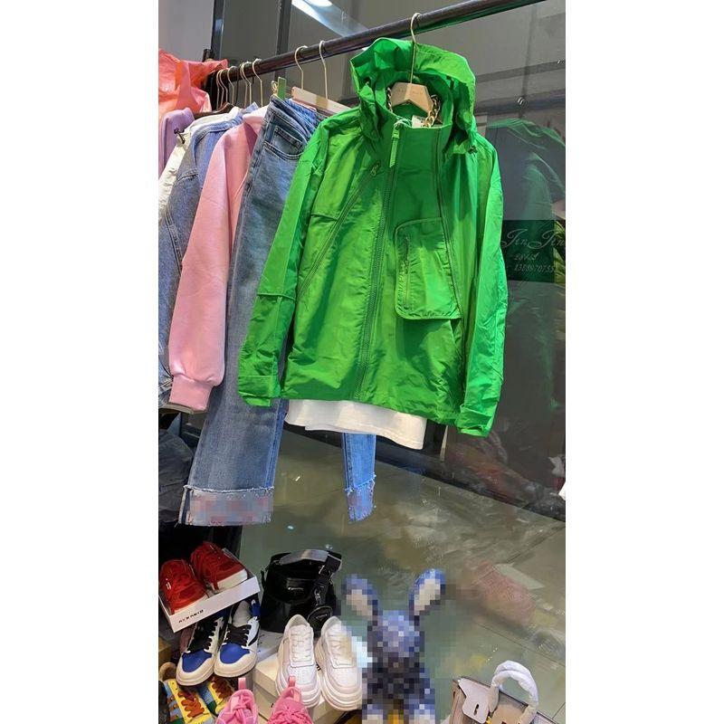 

European Station Spring Wear Women 2025 New Arrival European Goods Fashion All-Match Casual Loose Slimming Chic Trench Coat Outwear Women Green S