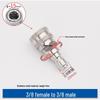 3/8" Anti-Tangle High-Pressure Washer Rotating Water Gun Connector, Stainless Steel, M14/M18/M22.