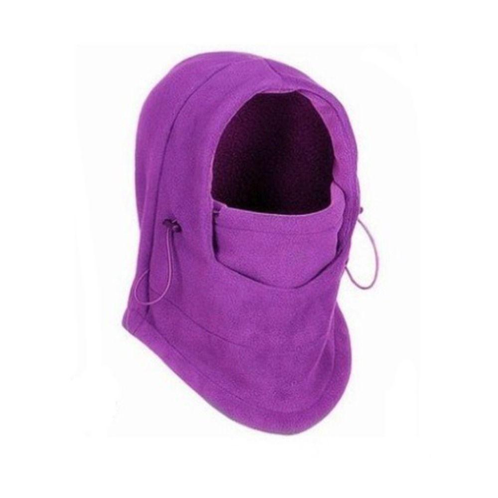 Fleece Scarf Outdoor Mask Skullies Bonnet Hat Pullover Cap Hooded Hat Beanies Hat Women Winter Cap