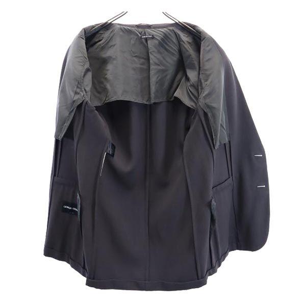 GIORGIO ARMANI Made in Italy Wool Blend tailored jacket gray Men's Used