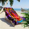 Virgin Mary Print Beach Towel, Large Soft Quick Dry Towel for Beach Camping Swimming