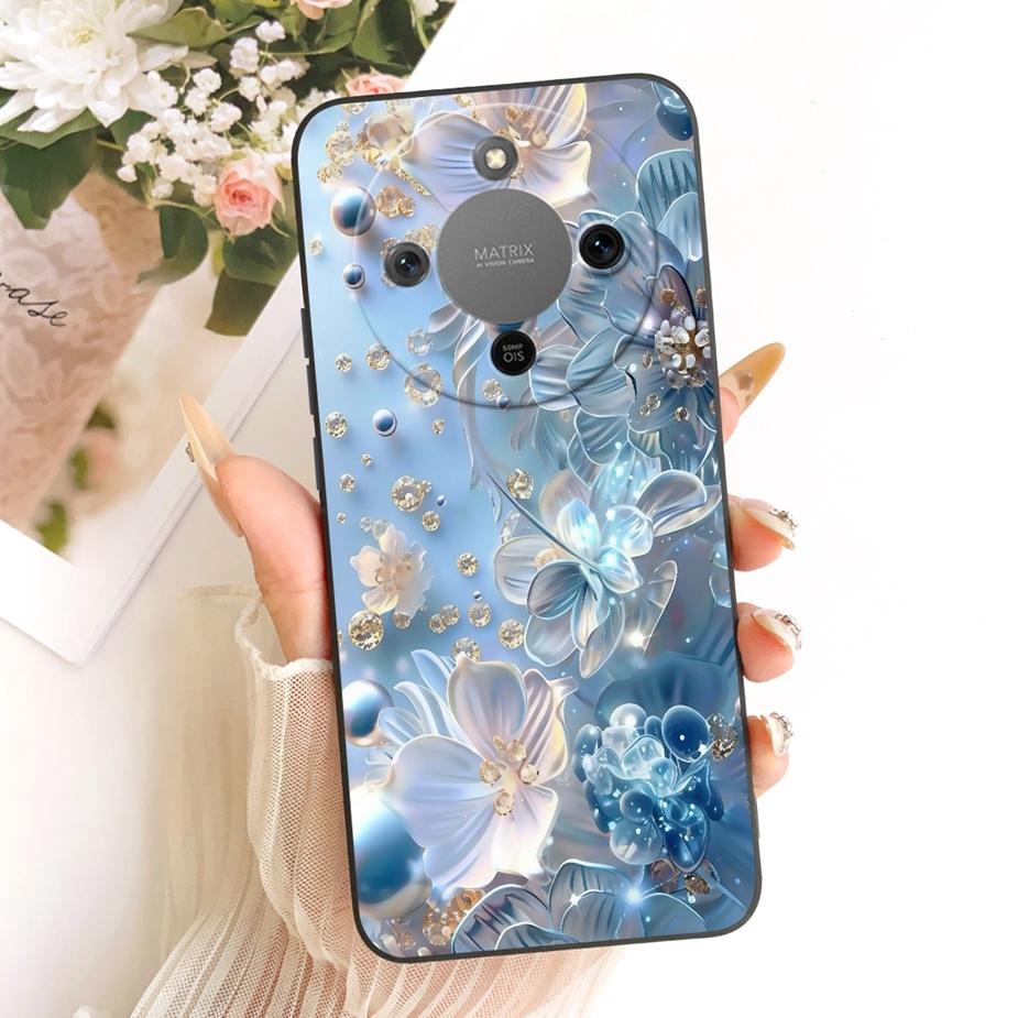 For Honor X9d Case Magic8 Lite Cute Fashion Cartoon Cover Soft TPU Phone Case For Honor Magic 8 Lite X 70 HonorX9d HonorX70 Bags