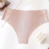 CINOON Sexy No Trace Panties for Women Ice Silk Low Waist Underwear Comfort One Piece Lingerie Underpant Female Intimates