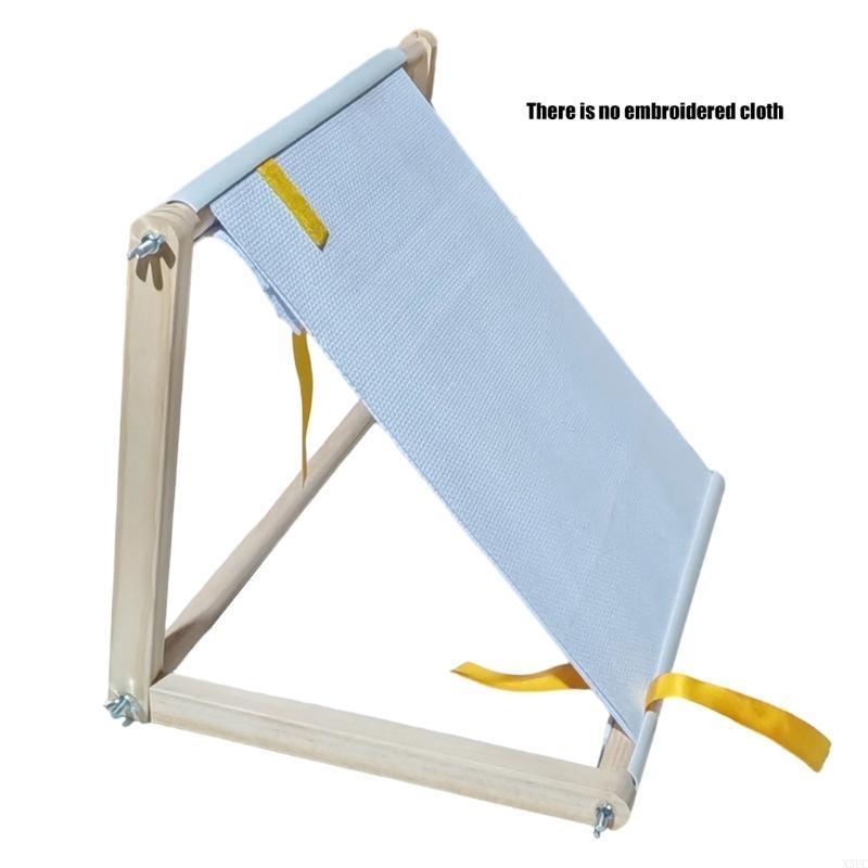 

Adjustable Crosses Stitching Frame With Sturdy Pine Base For Home Crafting X3UC
