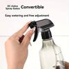 1Pc 16.91oz Transparent Plastic Pressure Sprayer With Black Handle - Dual Mode DC/Spray Suitable For Watering Plants And Home Disinfection Durable