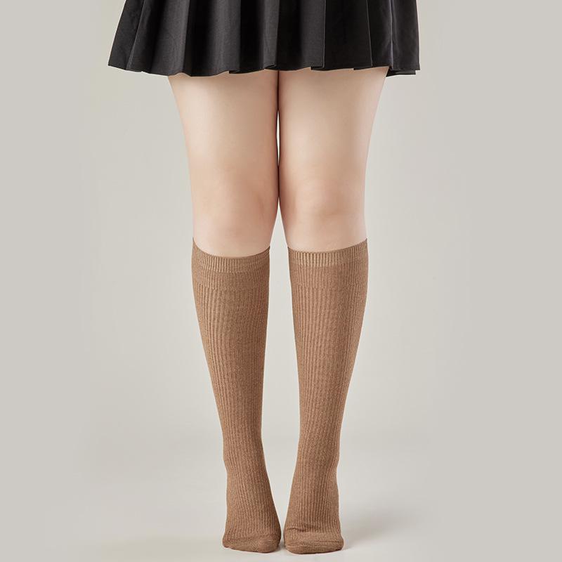 

Женские компрессионные гольфы для похудения на большую часть икры — черные, средней длины, плотные и моделирующие, для весны и осени. Plus Size (80-180 jin)