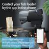 WiFi Intelligent Timing Automatic Feeder Aquarium Goldfish Feeder 210ML Large Capacity Fish Feeder Mobilephone APP