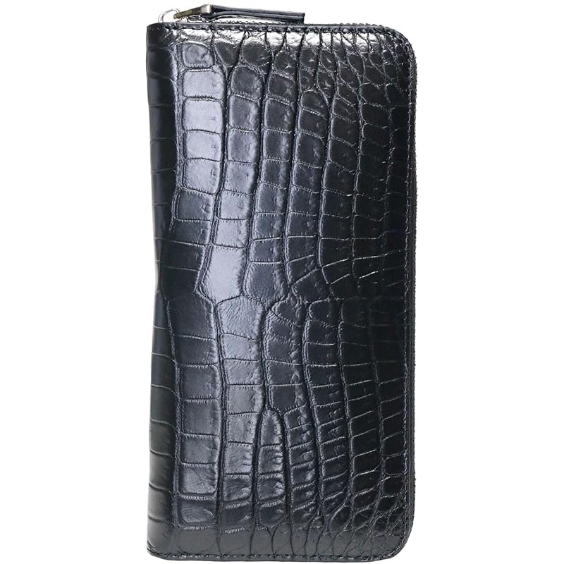 

[Berkut] black crocodile long wallet men s ladies genuine crocodile long wallet matte finish genuine leather Genuine leather leather crocodile