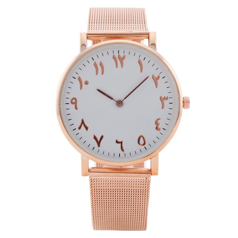 New Milan with mesh belt Arabic numerals women's watch women's watch quartz manufacturer has one piece in stock.