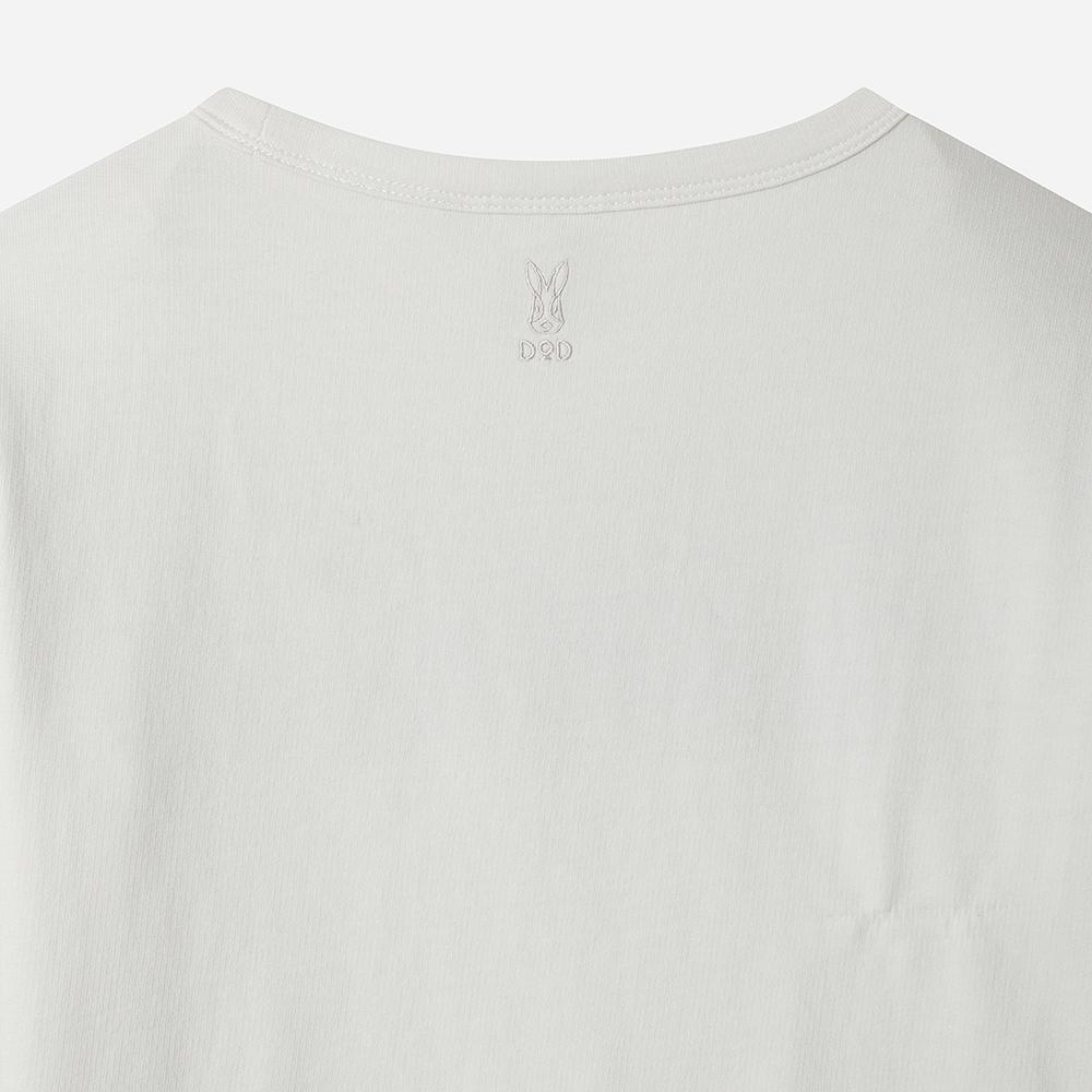 DOD Essential Pocket Long T-Shirt For Women (Off White 2)