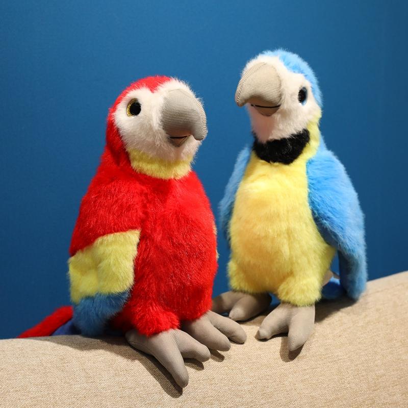 12-30Cm Cartoon Schattige Vogel Pluche Pop Pentant Leuk Kleurrijk Nieuwe Papegaai Duif Ekster Pluche Speelgoed Huisdecoratie Cadeau Voor Kinderen about 12cm