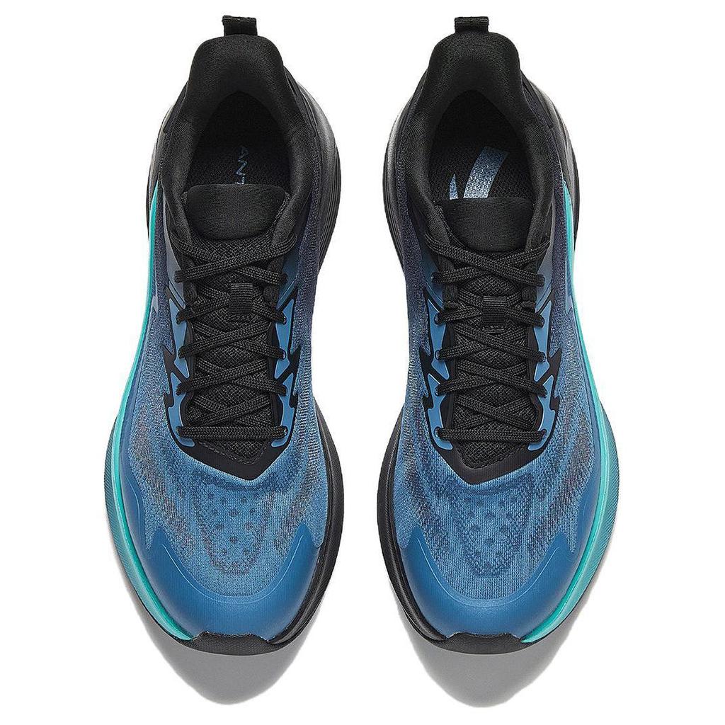 Anta Cloud Trail Comfortable Fashion Shock Absorbing Lightweight Low Top Short Distance Running Shoes Men Sneaker Black Blue 112515504R-4