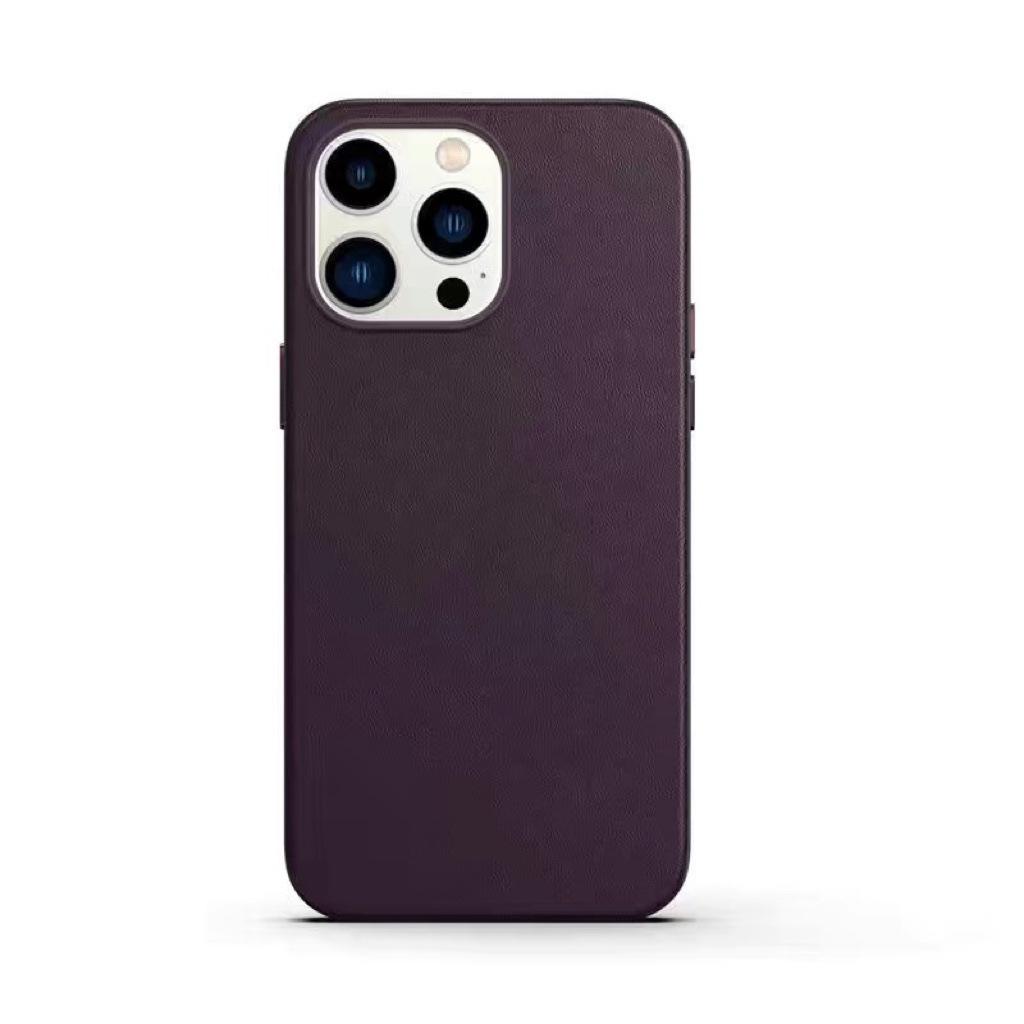 Leather Magnetic Suction Is Suitable for Apple 15Pro Mobile Phone Case Magsafe Animation Pop-up Window iPhone15 Anti-drop Protective Case