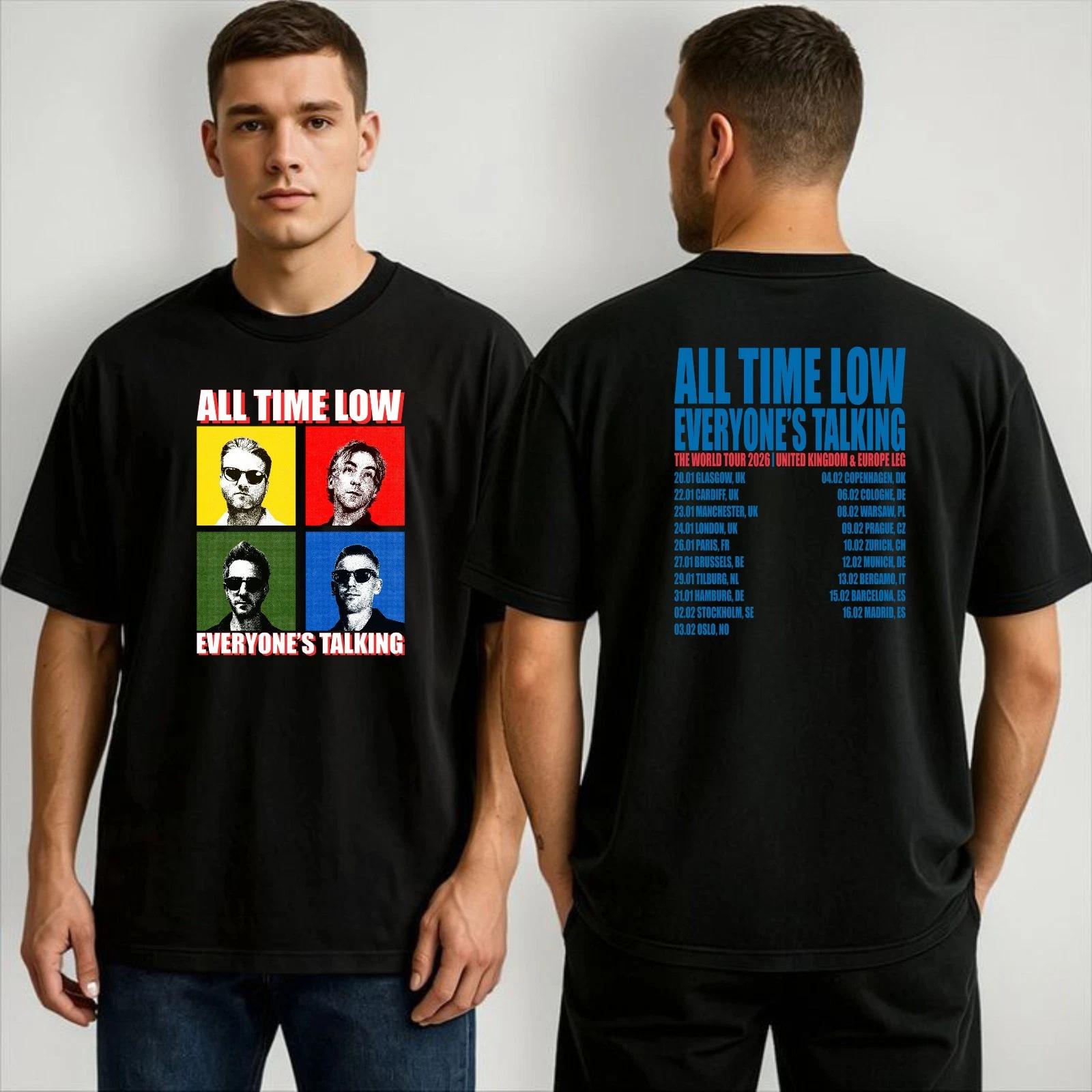 

All Time Music Band 2026 T-Shirt, Live Concert Tour Dates Fans Gift Unisex Wear M
