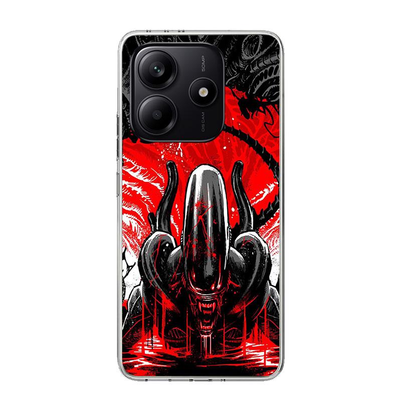 Cool A-Alien X-Xenomorph Case Phone Cover for Xiaomi Redmi Note 14 13 12S 12 11S 11 11T 11E 10S 10 Pro Plus 9 9S 5G + Trend Fund