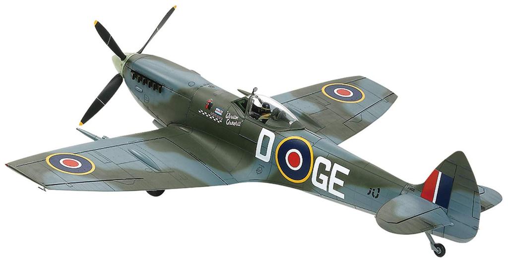 Tamiya 1/32 Aircraft Series No. 21 Royal Air Force Supermarine Spitfire Mk.XVIe Plastic Model Kit 60321