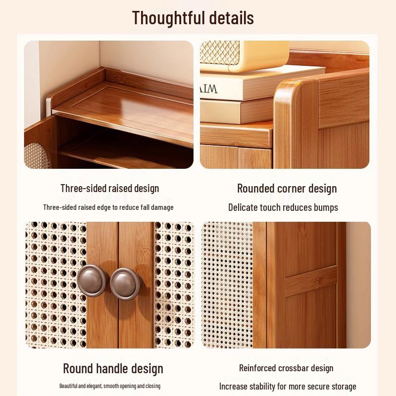 Large Capacity Narrow Vertical Shoe Cabinet for Entryway