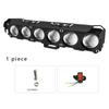 Motorcycle LED Spotlights 6 Lens Motorbike LED Fog Lamp Hi/Low Beam Scooter SUV ATV Running Lamp For Off-road 4X4 ATV SUV 12V 24V