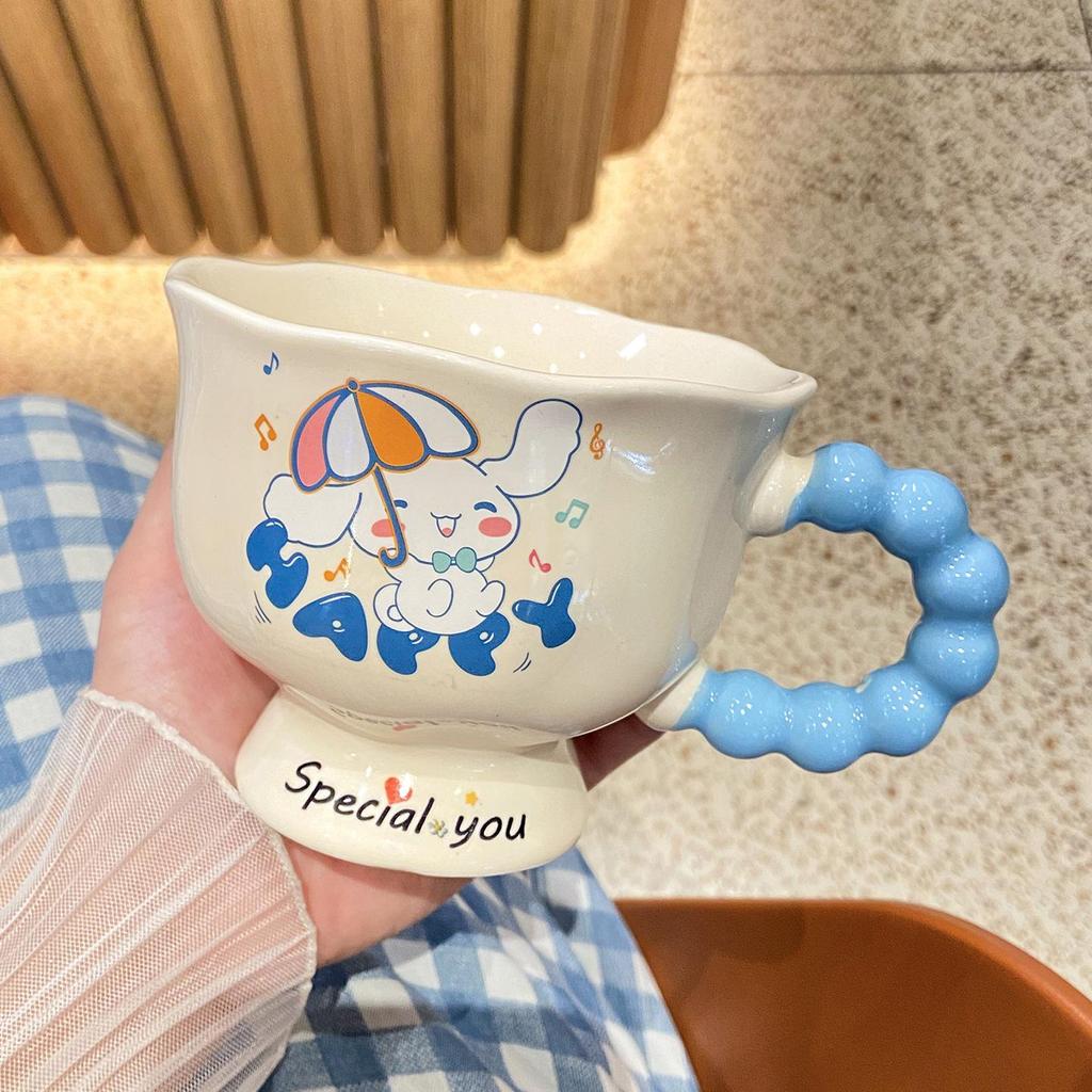 High-Quality Ceramic Mug - Cute and Creative Tea Cup Gift for Girls' Birthdays