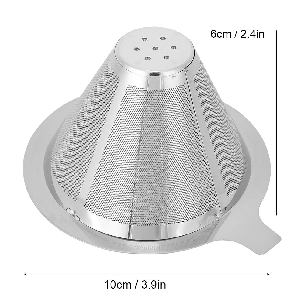 Stainless Steel Household Coffee Filter Cup Coffee Dripper Filtering Tool