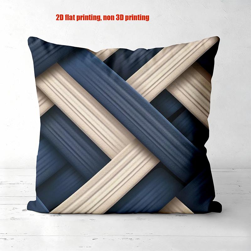 

Fashionable 2D Print Pillow Cover for Home Decoration, Polyester Pillowcase, Sofa Decorative Cuff, Head Pillow Cover 45x45cm