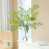 Artificial Green Nandina, Artificial Green Stems, Artificial Branches, Leaves, And Floral Arrangements for Vases, Bouquets, And Wedding Decorations.