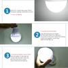 1-3PCS 5/7/9/12/15W Emergency LED Bulb E27 Rechargeable Backup Light 3-5H Battery Life Energy Saving Lamp for Camping Home Power Outage