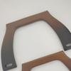 1 paar Solid Vintage Handles Replacement Unisex Wood Purse for DIY Handbags Canvas