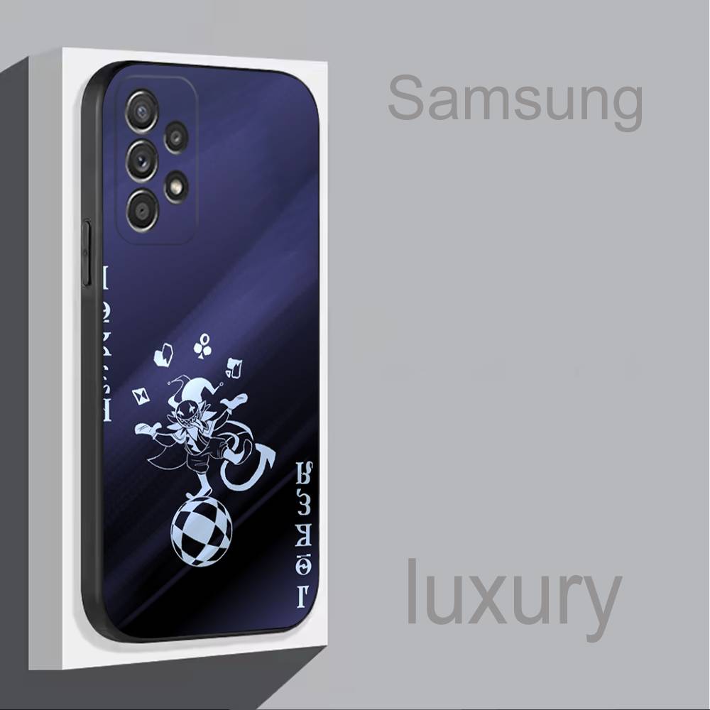 

Jevil D-Deltarune Game Phone Case For Samsung S 25,24,23,22,30,21,10,9,Ultra,Plus,Lite,FE,4,5G Black Soft Case SamsungS10Plus