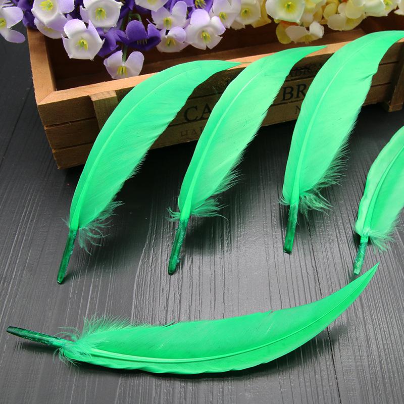 50Pcsdiy Scimitar Feather Colored Feather Handicrafts Jewelry Accessories Material Feather