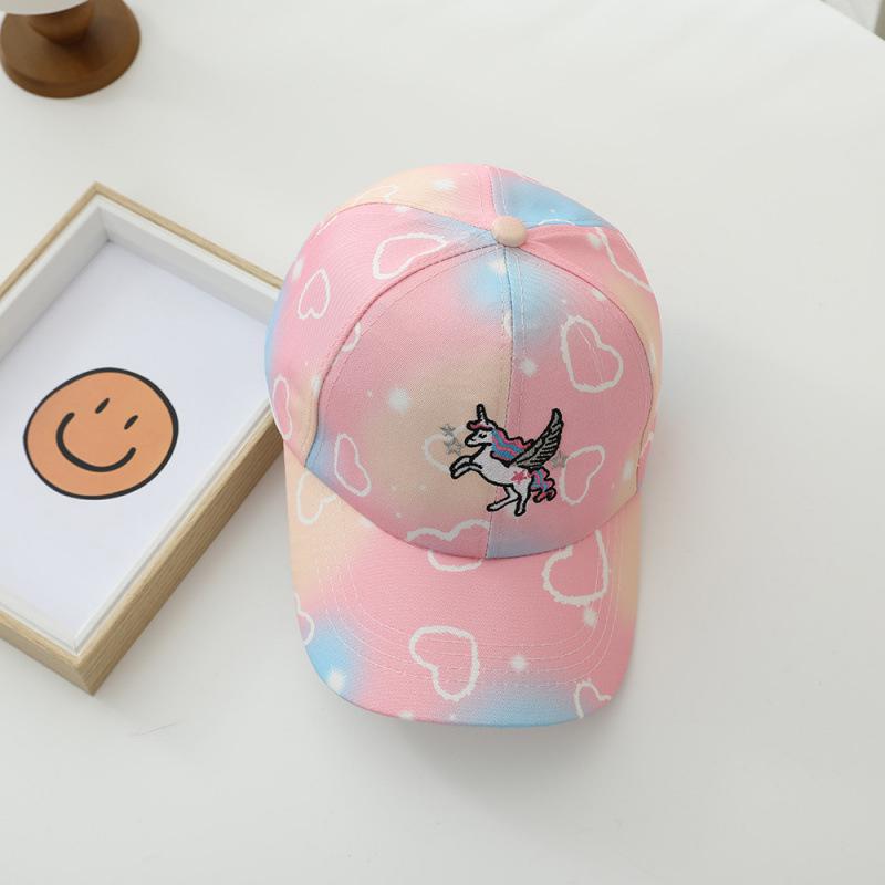 High quality children's hat unicorn cartoon baseball cap spring and autumn boys and girls outdoor sunshade cap
