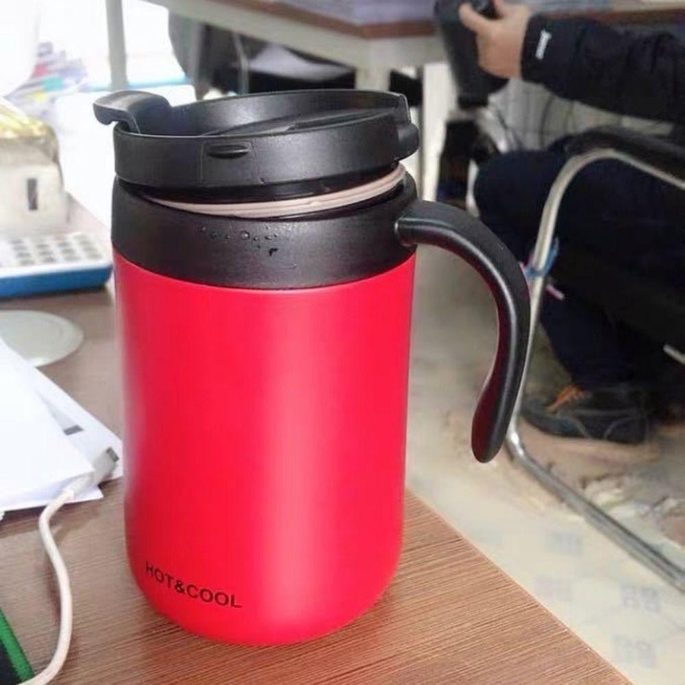 Stainless Steel Insulated Coffee Mug Double-Walled Thermal Coffee Mug  Portable Use