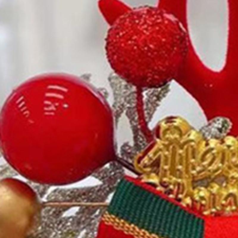 Weihnachts-Geweih-Haarspangen Niedliche Exquisite Plüsch-Rentier-Haarspangen für Weihnachtsfeiern Geburtstagsfeiern Cosplay