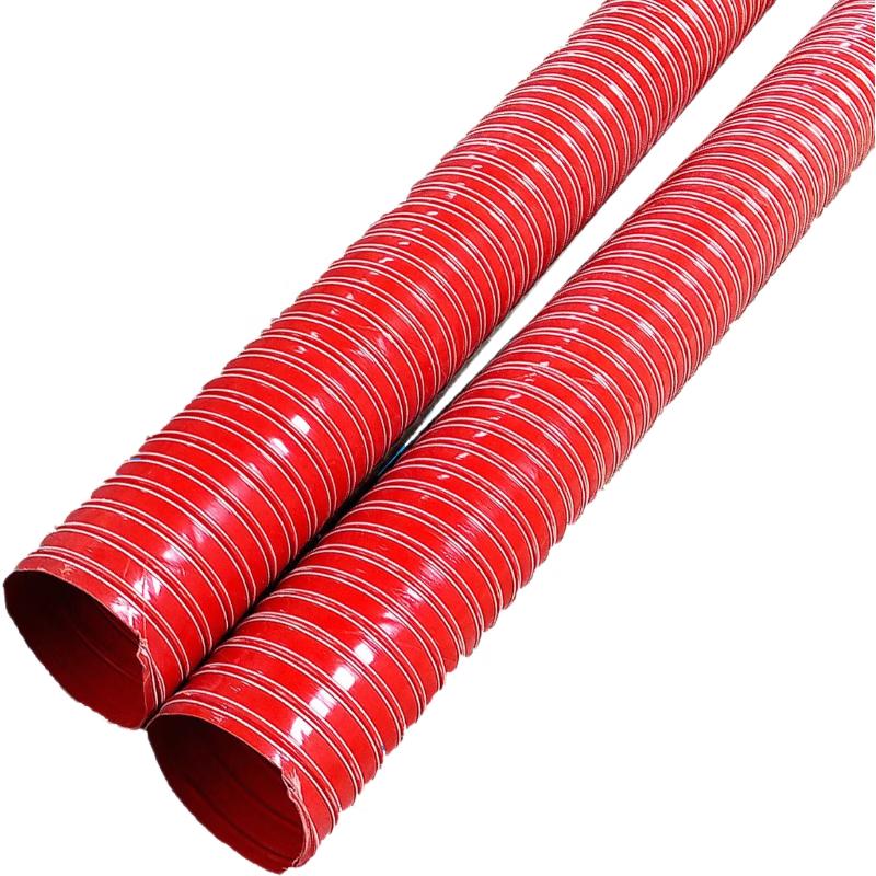 Jingjulong Silikon Glasfiber Högtemperatur Ventilationsslang