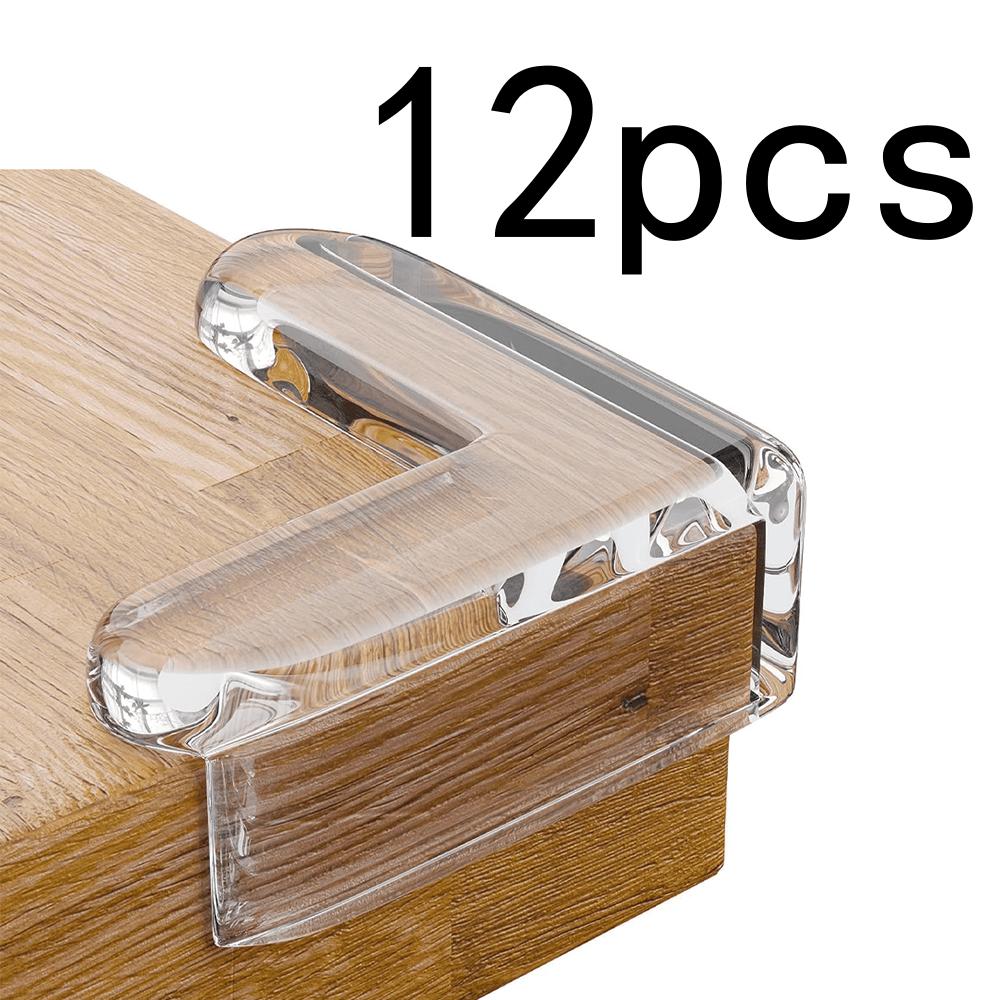 4-12Pc Baby Safety Soft Rubber Table Corner Protector Furniture Tea Table Cover Transparent Anti Children Collision Edge Guards