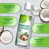100% Pure Liquid Coconut Oil for Dry Skin, Hair, Face Oil, Body, Non-Greasy, Unscented Moisturizer-100ml/220ml