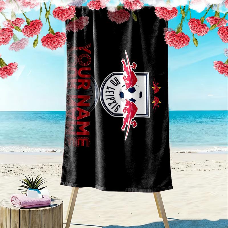 RB Leipzig Print Beach Towel, Large Soft Quick Dry Towel for Beach Camping Swimming