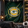 Wall Hanging Tapestry Green Bay Packers Print Cloth for Living Room Bedroom Home Decor