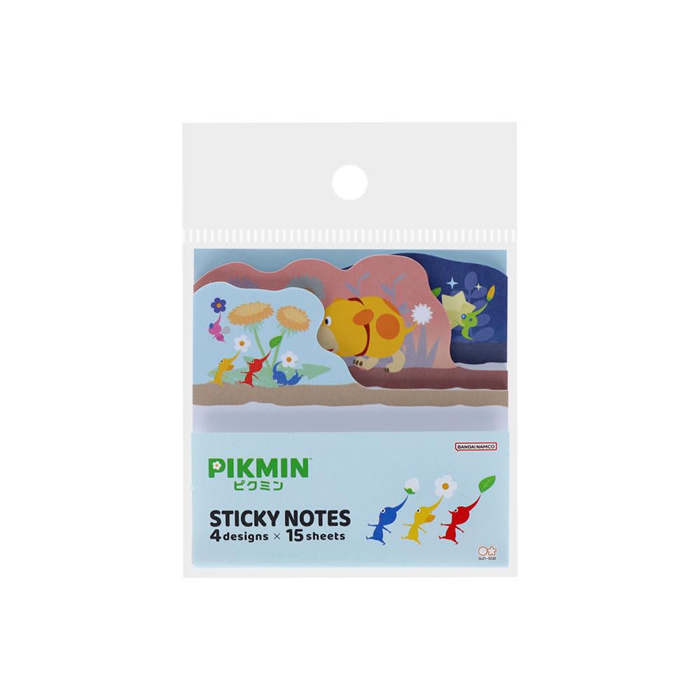 Stationery Pikmin Nintendo Goods Sticky Choose Your Favorite Light S2848716 Sun-Star Notes, Design, Blue,