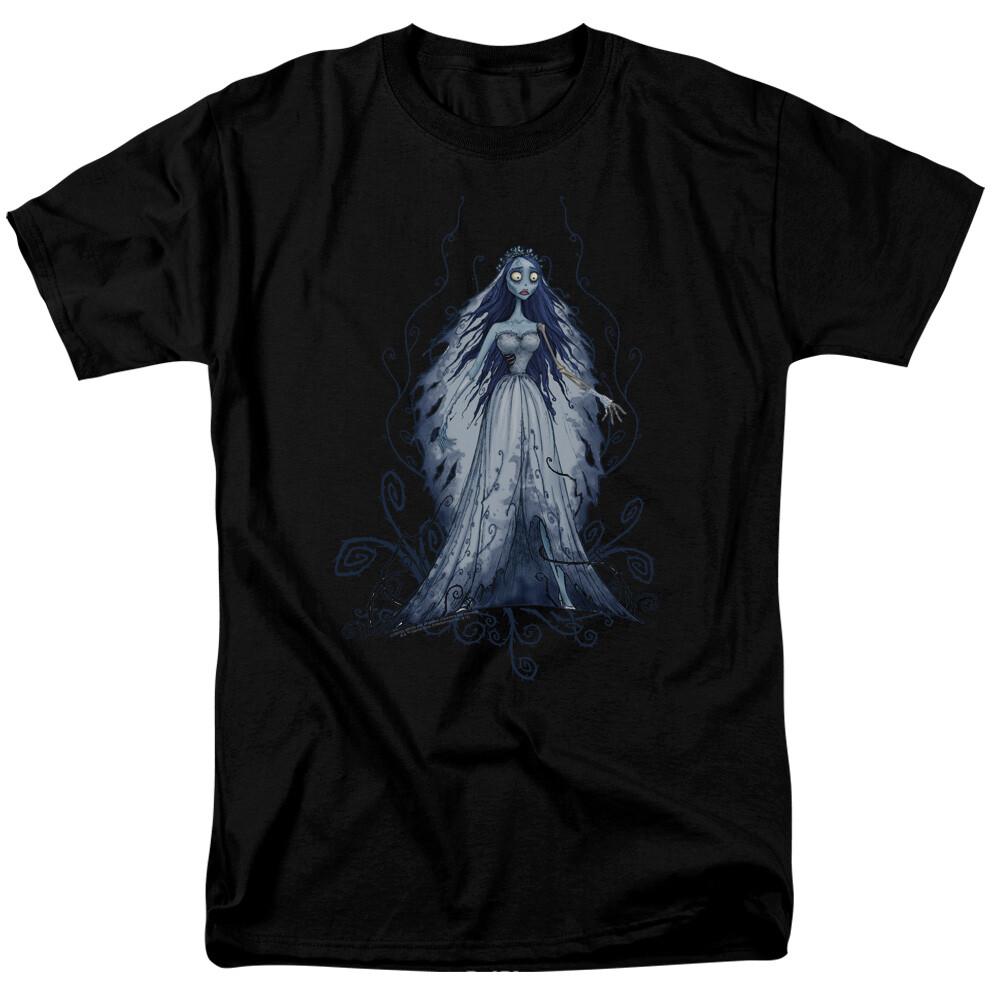 The Corpse Bride VInes T Shirt Mens Licensed Movie Tee Emily Black XXXL