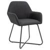Dining Chairs 2 Pcs Black Fabric