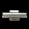 Auto Styling Car Sticker Steel Accessories For Kia Picanto Gtline Xline Gt X Line Door Sill Strip Pedal Cover Guard Scuff